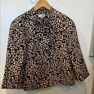 LOFT Black and Tan Blazer Sophisticated and Versatile